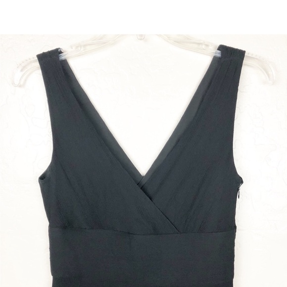 J. Crew | black Sophia dress in silk chiffon - Picture 4 of 5